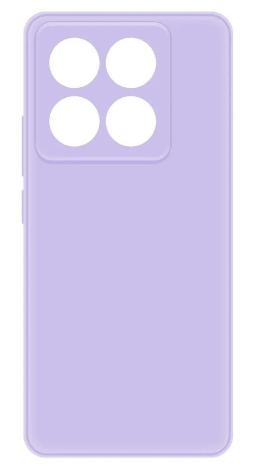 Накладка Krutoff Silicone Case Xi 14T Pro лаванда 1 Накладка Krutoff Silicone Case Xi 14T Pro лаванда 1