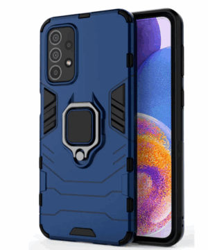 Противоударная накладка Armor Case с кольцом для Samsung A33 Синий 1