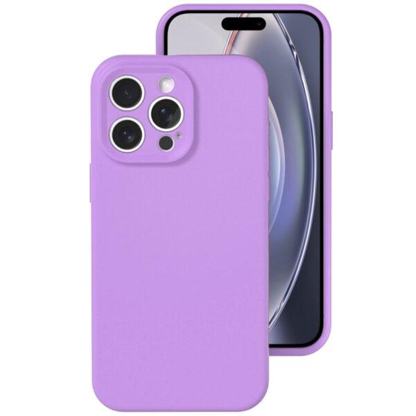 Накладка Silicone Case for iPhone 16 Pro Max без логотипа сиреневый 1