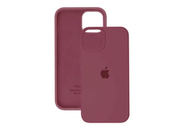 Накладка Silicone Case for iPhone 15 Pro Max  без логотипа марсала 1