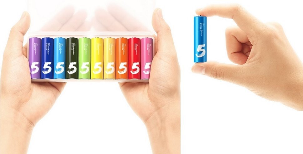 Батарейки Xiaomi Mi Rainbow ZI5 AA 10шт