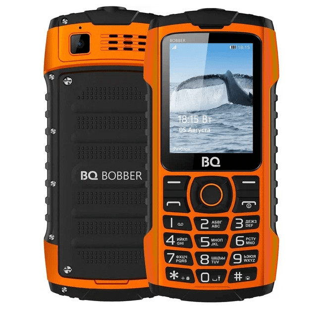 Мобильный телефон BQ 2439 Bobber Orange 1 Мобильный телефон BQ 2439 Bobber Orange 1