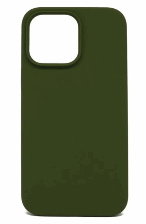 Накладка Silicone Case for iPhone 14 Pro без логотипа хаки 1