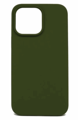 Накладка Silicone Case for iPhone 14 Pro без логотипа хаки 1