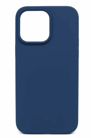 Накладка Silicone Case for iPhone 14 Pro без логотипа темно-синий 1