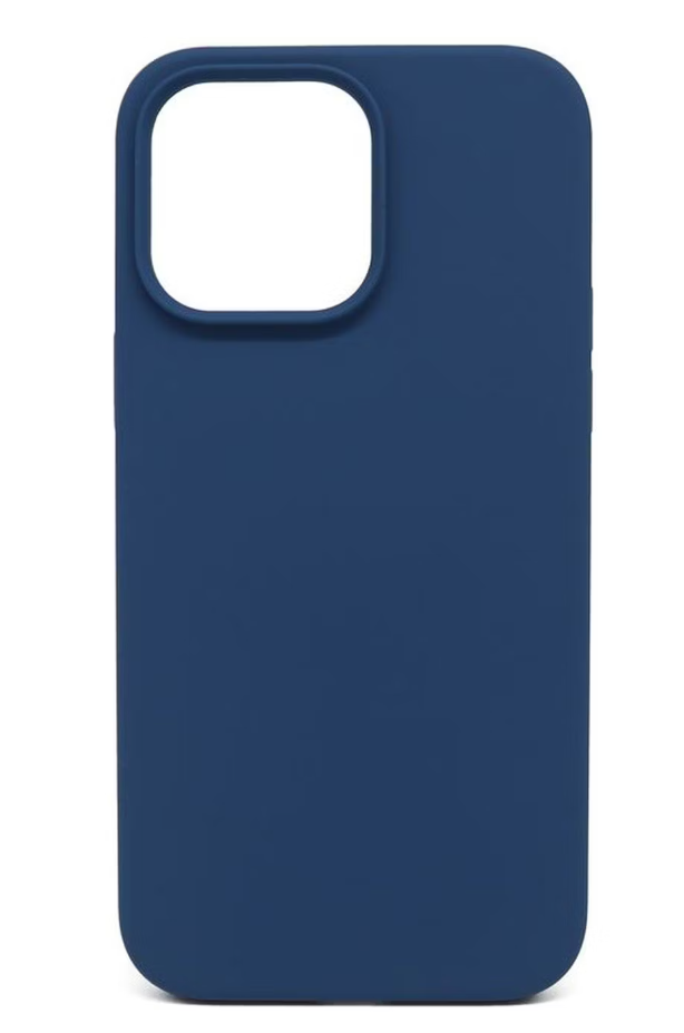 Накладка Silicone Case for iPhone 14 Pro без логотипа темно-синий 1 Накладка Silicone Case for iPhone 14 Pro без логотипа темно-синий 1