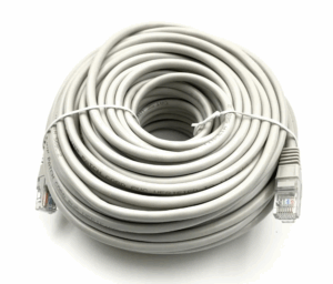 Патч-корд Buro (UTP-5E-30M-G) UTP 4 пары cat5E CCA molded 30м серый RJ-45 (m)-RJ-45 (m) 1