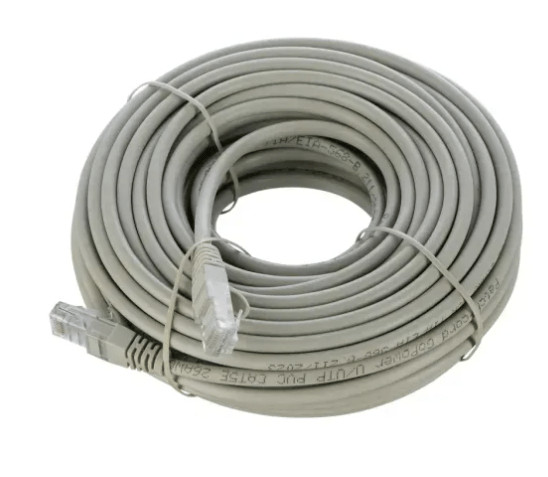 Патч-корд литой GoPower RJ45, cat 5e, 20m, серый 1 Патч-корд литой GoPower RJ45, cat 5e, 20m, серый 1