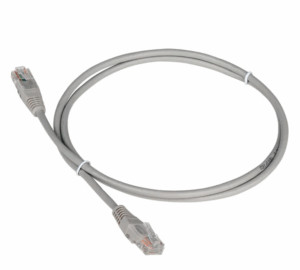 Патч-корд TWT (TWT-45-45-50-GY) TWT UTP кат.5e, с заливными колпачками, 50.0 м, серый 1