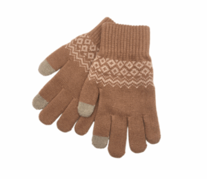 Перчатки Xiaomi для сенсорных экранов FO Touch Wool Gloves Brown 1