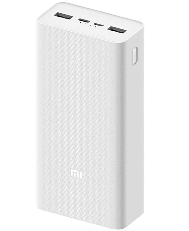 Портативный аккумулятор Xiaomi Mi Powerbank 3 30000mAh PB3018ZM White 1 Портативный аккумулятор Xiaomi Mi Powerbank 3 30000mAh PB3018ZM White 1