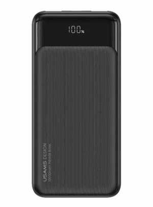 Power Bank USAMS US-CD202 3 Ports Digital Display 30000mAh black 1