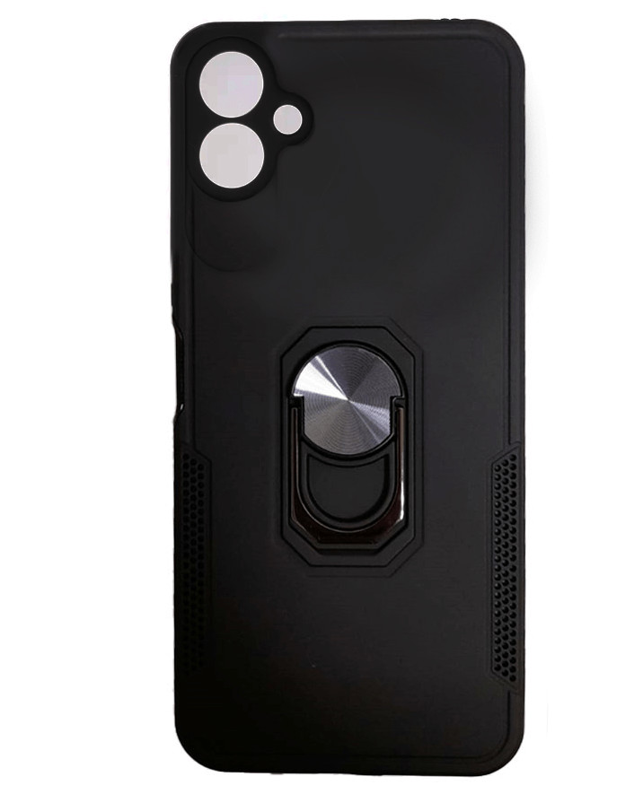 Противоударная накладка Armor Case с кольцом для Samsung A06 Черный 1 Противоударная накладка Armor Case с кольцом для Samsung A06 Черный 1