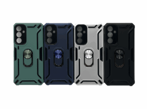 Противоударная накладка Armor Case с кольцом для Samsung A16 серебристый 1
