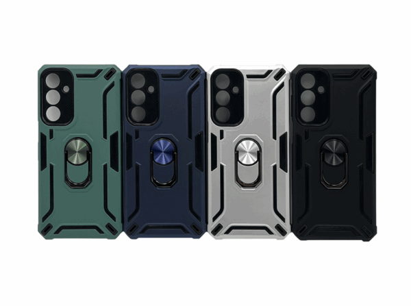 Противоударная накладка Armor Case с кольцом для Samsung A16 синий 1