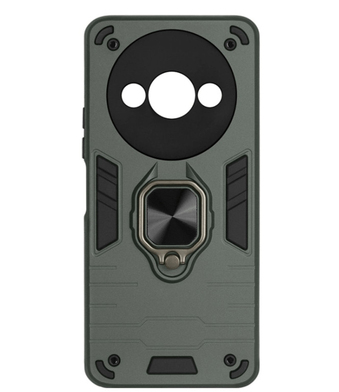 Противоударная накладка Armor Case с кольцом для Xiaomi Redmi A3 темно-зеленый 1 Противоударная накладка Armor Case с кольцом для Xiaomi Redmi A3 темно-зеленый 1
