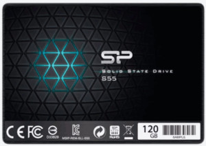 SSD 2.5" 120GB SATA3 Silicon Power Slim S55, box (SP120GBSS3S55S25) (7 mm, TLC, Phison PS3108-S8) 1
