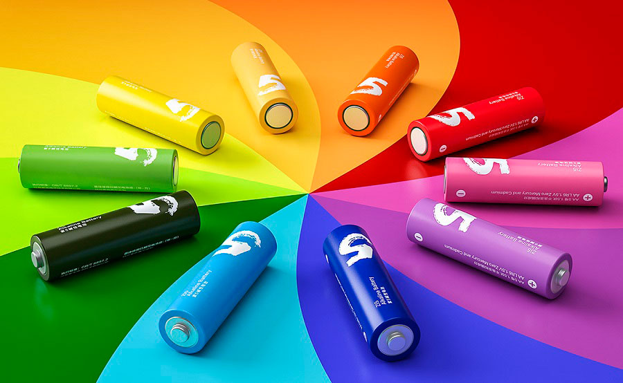 Батарейки алкалиновые Xiaomi ZMI Rainbow ZI5 AA LR6 1.5V 1 шт 2