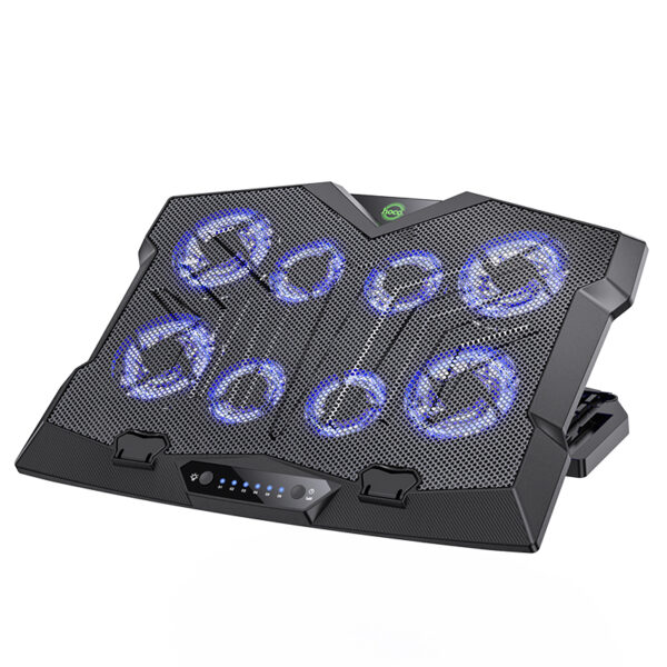 Подставка с вентилятором охлаждения для ноутбука HOCO GM27 Monte notebook cooling fan black 1