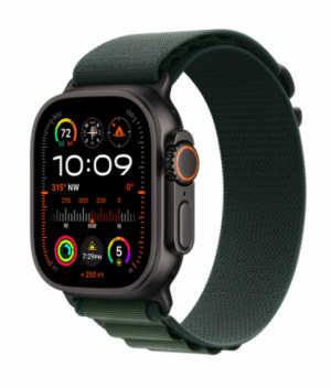 Apple Watch Ultra 2 (2024) 49mm Black Titanium Case with Ti Dark Green 1
