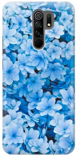 Чехол-накладка Fasion Case для Samsung A36 Голубые цветочки 1