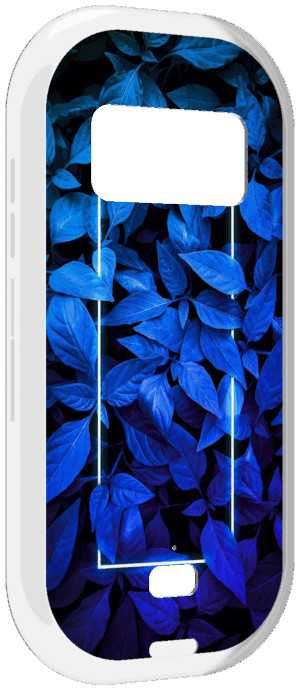 Чехол-накладка Fasion Case для Samsung A56 Голубые цветочки 1