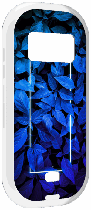 Чехол-накладка Fasion Case для Samsung A56 Голубые цветочки 1