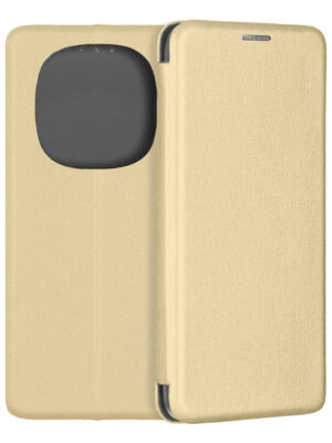 Чехол-накладка пластиковая с кольцом Fashion case для Xiaomi Redmi Note 14 Pro plus 5G золотой 1