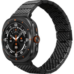 Браслет PITAKA Carbon Fiber серия Modern для Samsung Galaxy Watch Ultra, Black/Grey 1 Браслет PITAKA Carbon Fiber серия Modern для Samsung Galaxy Watch Ultra, Black/Grey 1