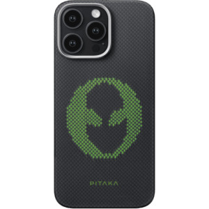 Чехол PITAKA Aries Tactile Woven Case для iPhone 16 Pro MAX 6.9", принт чужой (Alien) 1