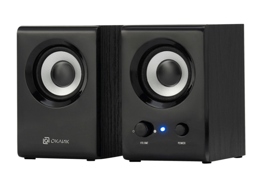 Колонки Oklick OK-160 2.0 черный 6Вт 417559 1 Колонки Oklick OK-160 2.0 черный 6Вт 417559 1