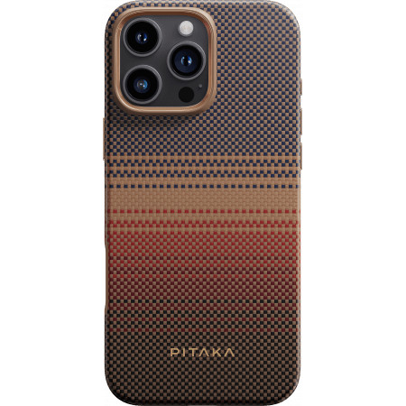 Усиленный чехол PITAKA Military-Grade для Iphone 16 Pro Max, Sunset 1 Усиленный чехол PITAKA Military-Grade для Iphone 16 Pro Max, Sunset 1