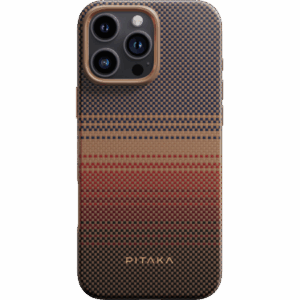 Усиленный чехол PITAKA Military-Grade для Iphone 16 Pro, Sunset 1