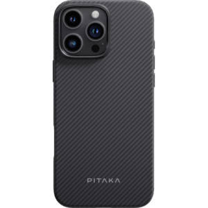 Усиленный чехол PITAKA Military-Grade для Iphone 16 Pro Max, Black/Grey 1