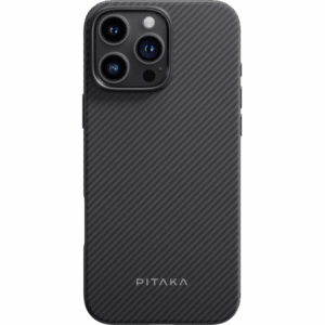 Усиленный чехол PITAKA Military-Grade для Iphone 16 Pro Max, Black/Grey 1