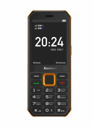 Мобильный телефон  Xenium X300 orange+black 1