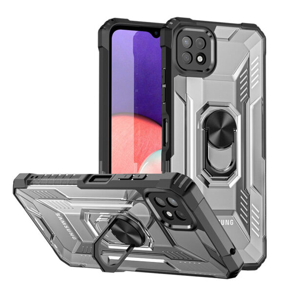 Противоударная накладка Armor Case с кольцом для Samsung A26 Черный 2