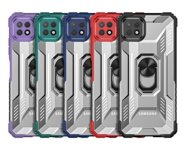 Противоударная накладка Armor Case с кольцом для Samsung A26 Черный 4
