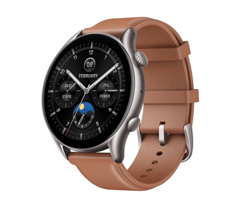 Смарт-часы Amazfit GTR 4 NEW (A2040) Brown Leather 1 Смарт-часы Amazfit GTR 4 NEW (A2040) Brown Leather 1
