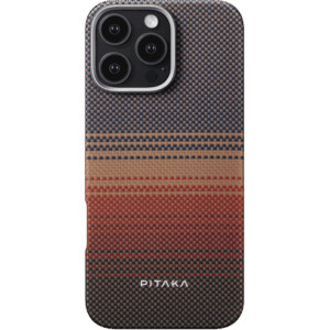 Чехол PITAKA Aries Tactile Woven Case для iPhone 16 Pro 6.3", Sunset 1