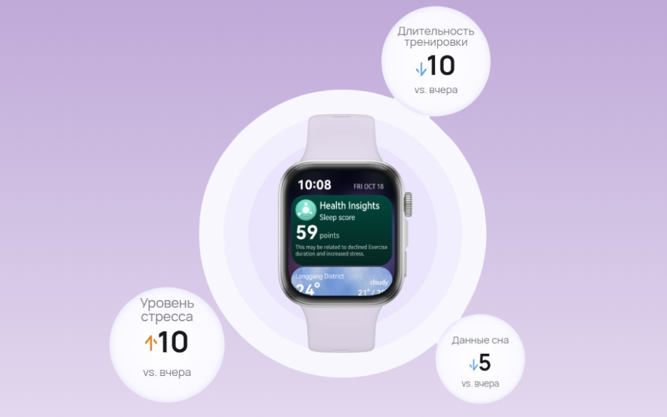 Умные часы HUAWEI Watch Fit 4 (SYA-019) Gray Neylon 14