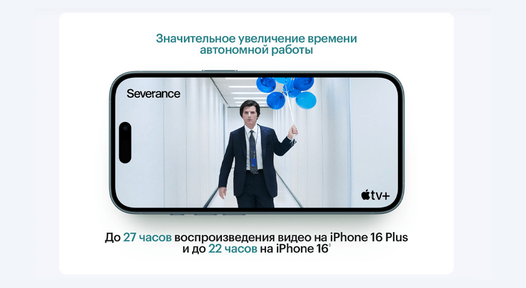 Смартфон Apple iPhone 16 256 ГБ, Dual: nano SIM + eSIM, белый 5 5.png