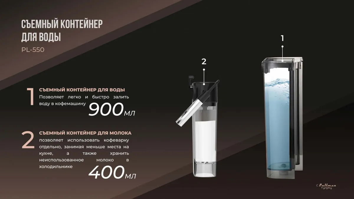 Кофеварка Pullman PL-550 рожковая 5