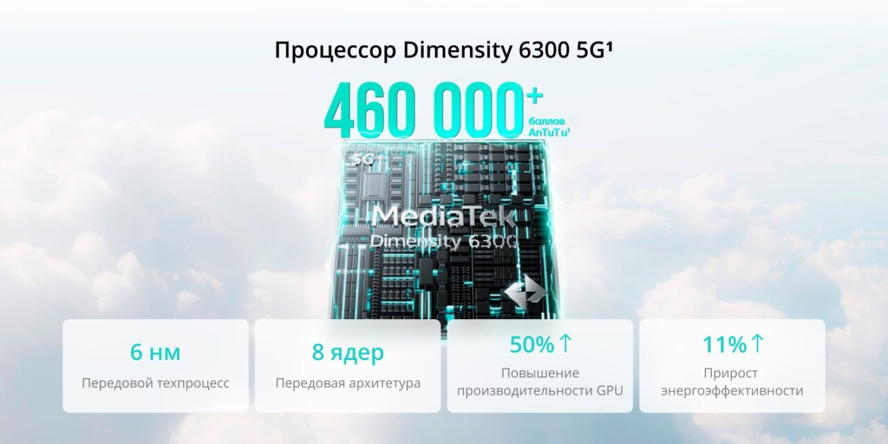 Смартфон Realme 14T 5G 8/256 Gb фиолетовый 5