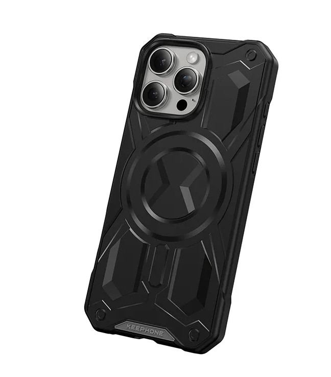 Накладка Keephone Monarch для iPhone 16 Pro black 1 Накладка Keephone Monarch для iPhone 16 Pro black 1