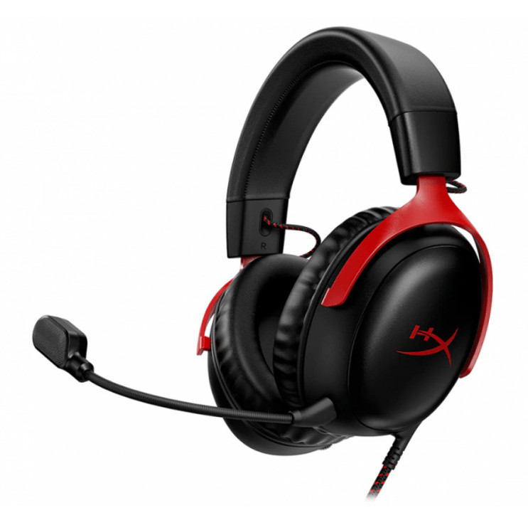Наушники с микрофоном HyperX Cloud III (727A9AA) черный/красный 1 Наушники с микрофоном HyperX Cloud III (727A9AA) черный/красный 1