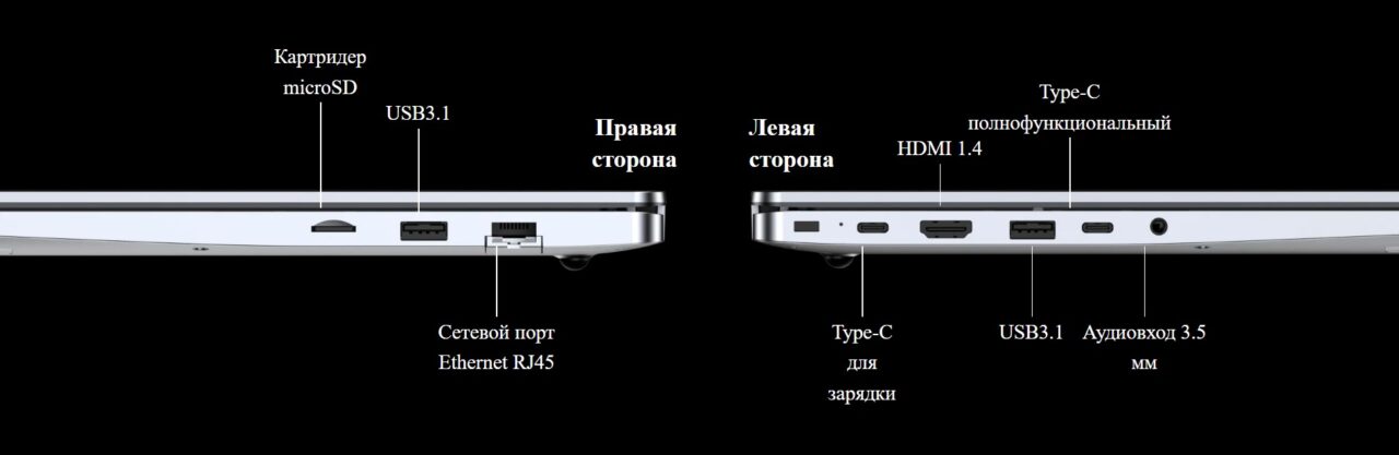 Ноутбук TECNO K16S 16" K16SAA IPS/i5-13420/16GB/SSD512gb/FHD/silver/win11 12