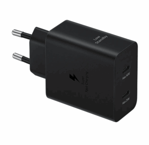 Сетевое ЗУ Samsung EP-T5020X, 2xUSB type-C, USB type-C, 50Вт, 3A, черный 1