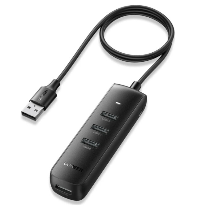 USB Hub Ugreen CM416 (80657) 1м черный 1 USB Hub Ugreen CM416 (80657) 1м черный 1