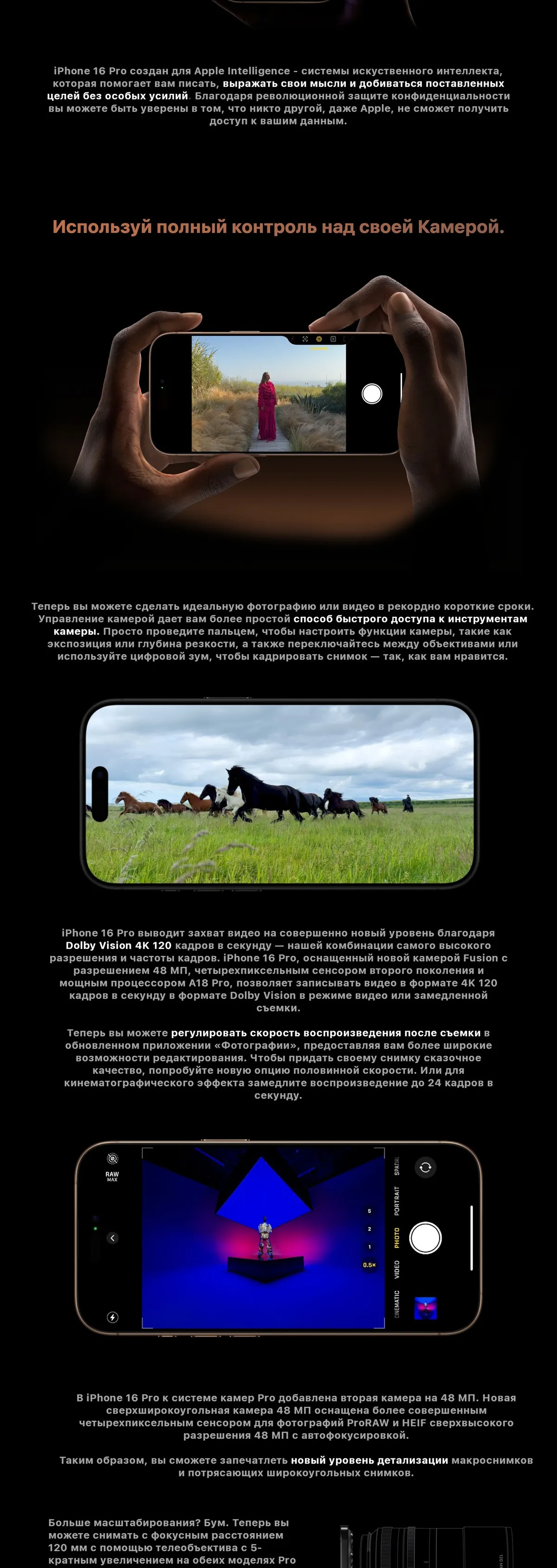 Смартфон Apple iPhone 16 Pro Max 256 ГБ, Dual: nano SIM + nano SIM Black Titanium 2